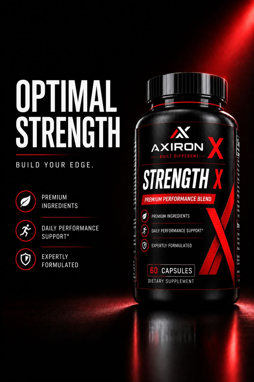 AXIRON X Strength-X | Premium Performance Blend